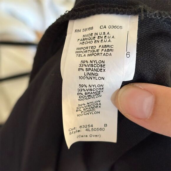 Karen Kane Women's L Burgundy Lace Off-The-Shoulder Knee Dress Party/Cocktail - Picture 5 of 6